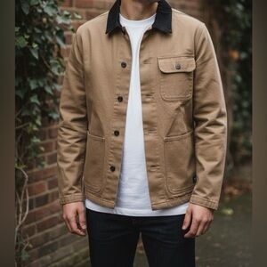 Vans Men's Tan Shirt Jacket - Size Small